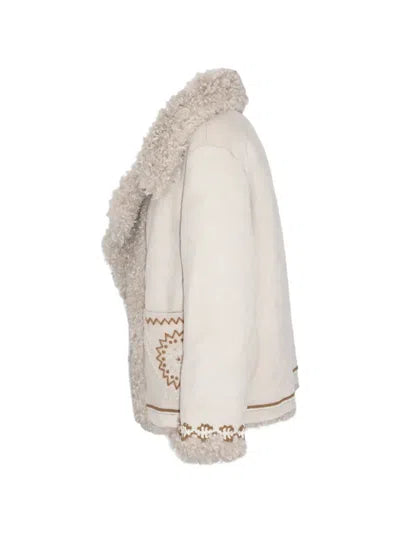 Cappotto Reversibile Ivory – vendbar jakke med fuskepels PHO Firenze