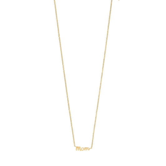 Halssmykke MOM gullbelagt