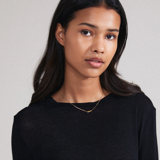 Halssmykke MOM gullbelagt