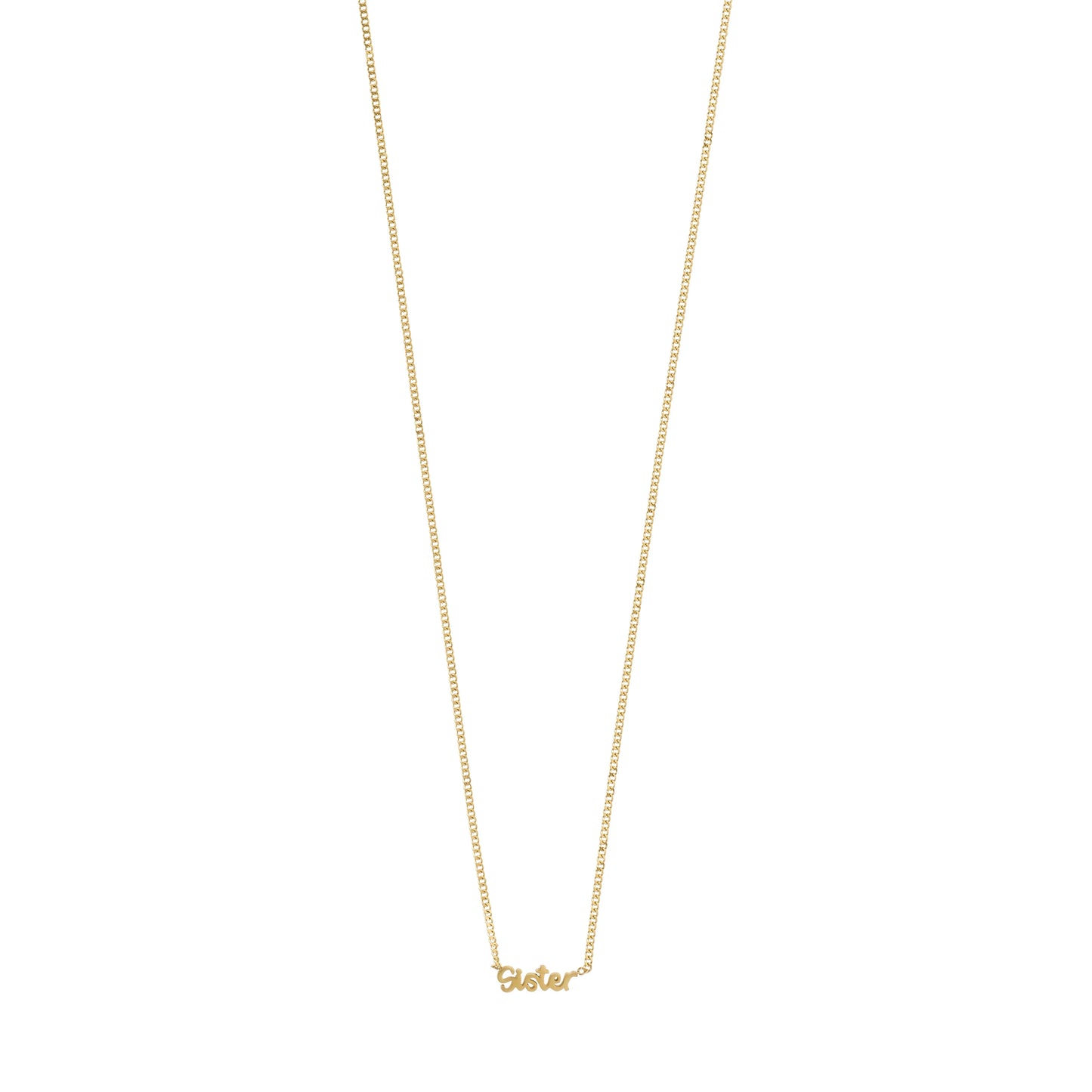 Halssmykke SISTER gullbelagt