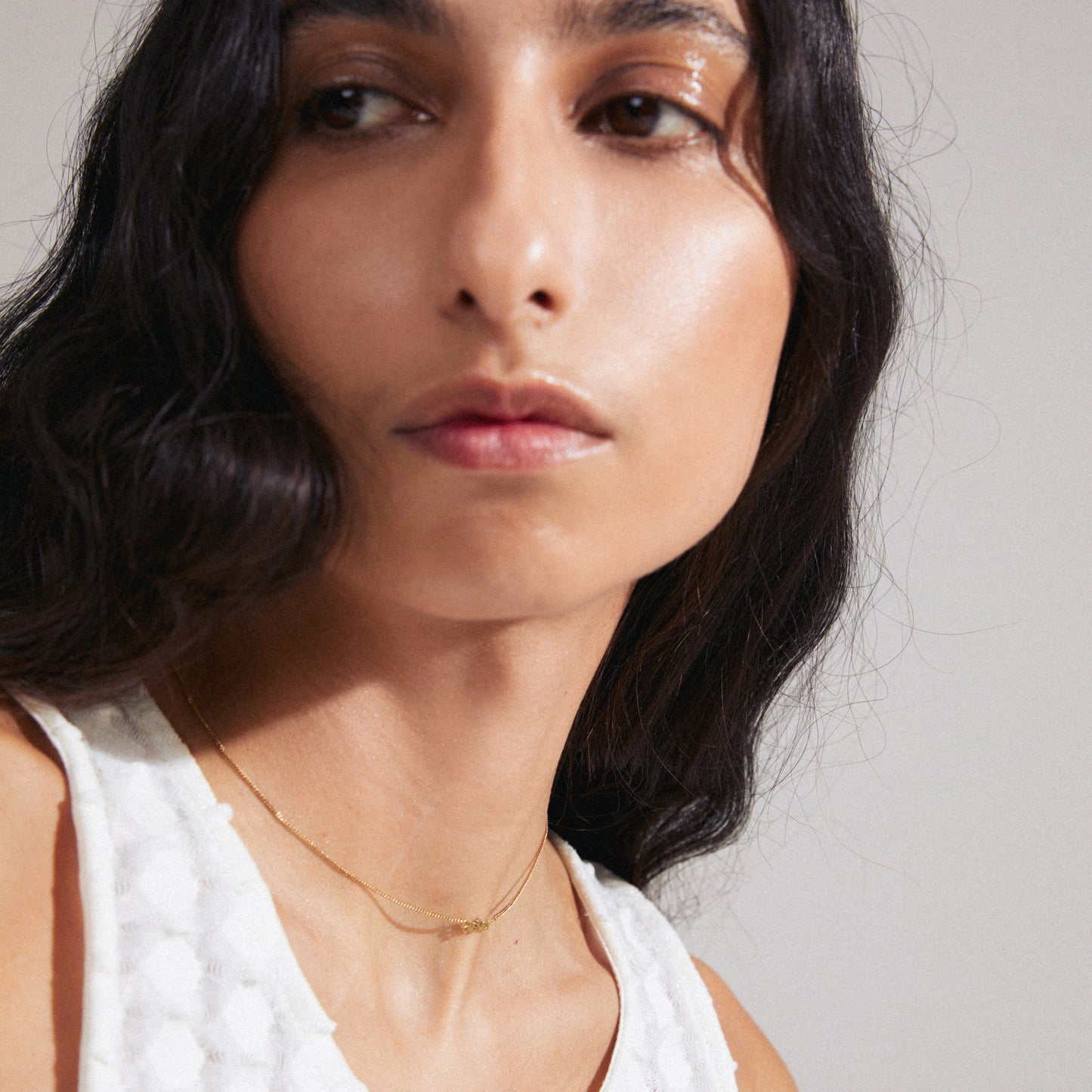 Halssmykke SISTER gullbelagt