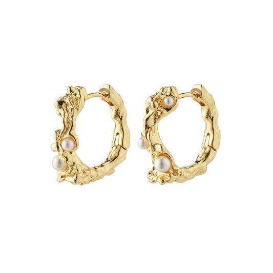 Øredobber RAELYNN Resirkulerte Gullbelagte Øredobber