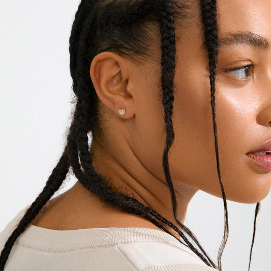 Øredobber EMMETT gullbelagt