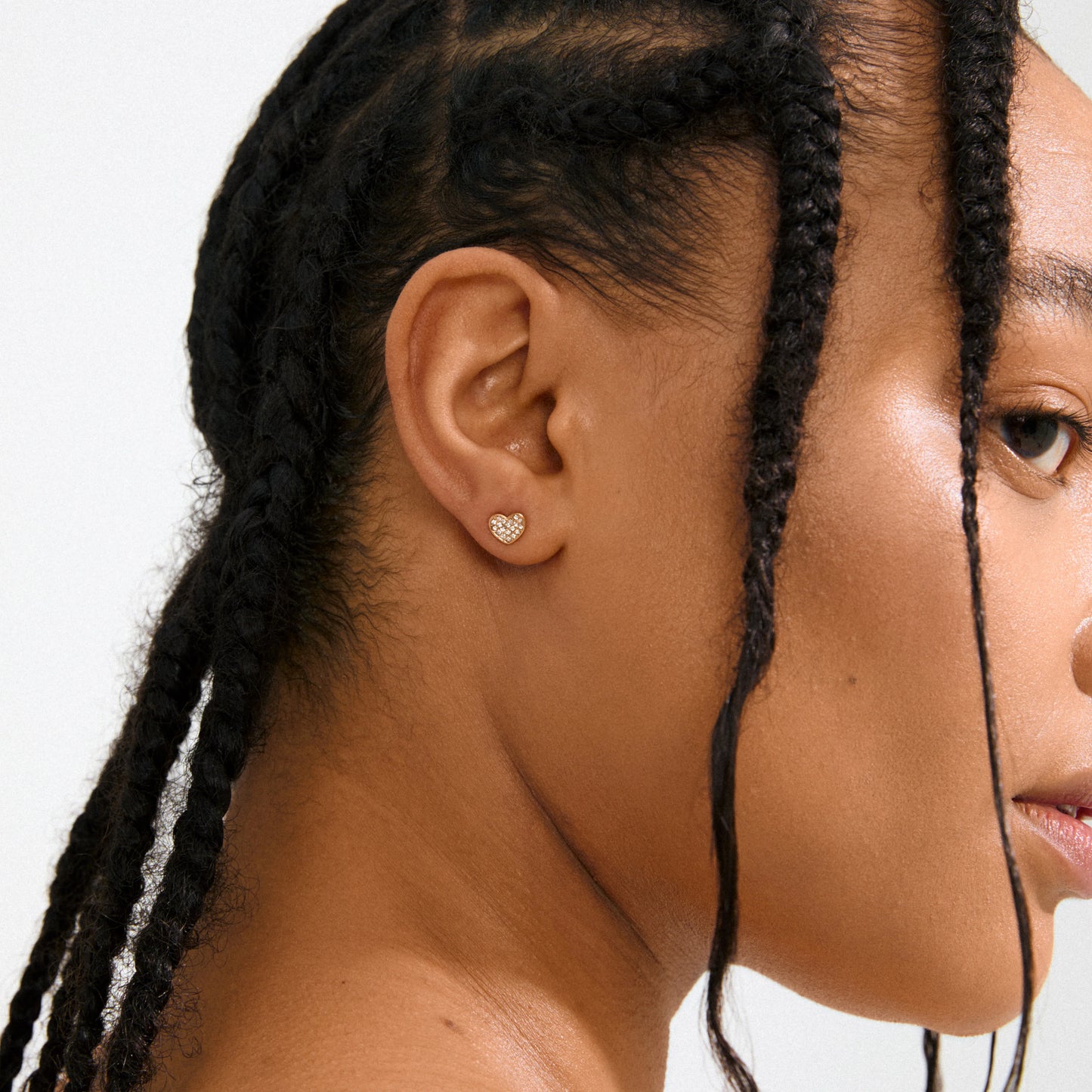 Øredobber EMMETT gullbelagt