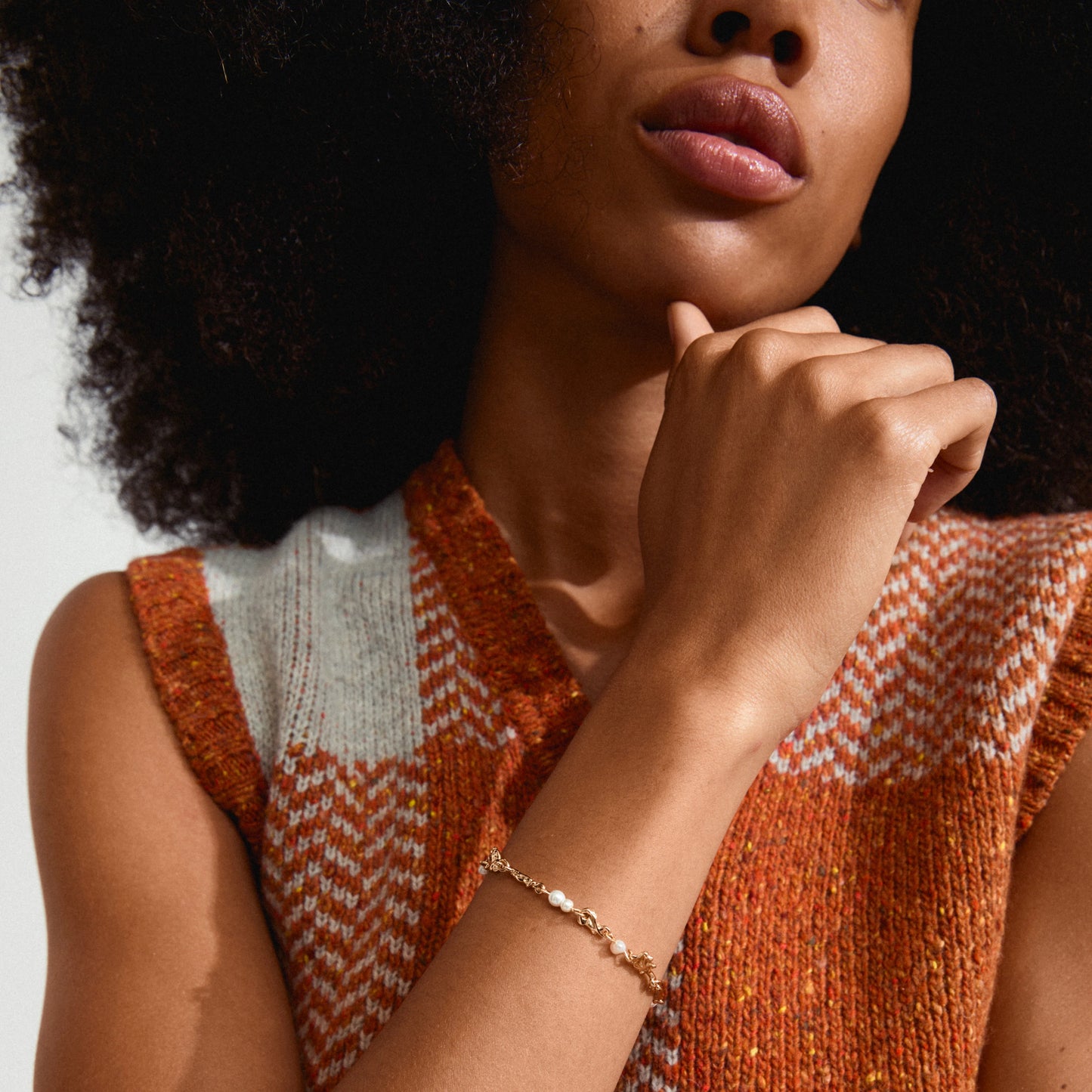 Armbånd SLOAN gullbelagt