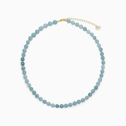 Hailey Aquamarine halssmykke - Courage Soï Copenhagen
