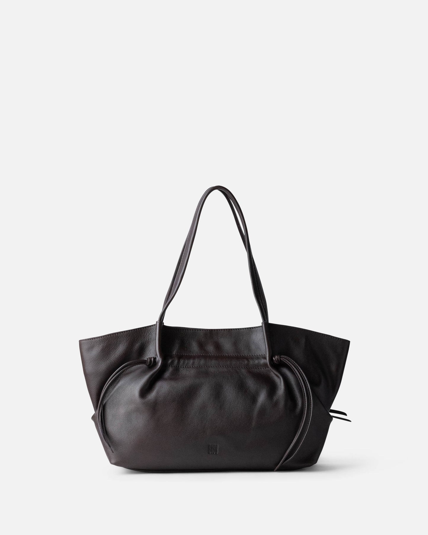 Brumley skulderveske – i aubergine skinn BIBA