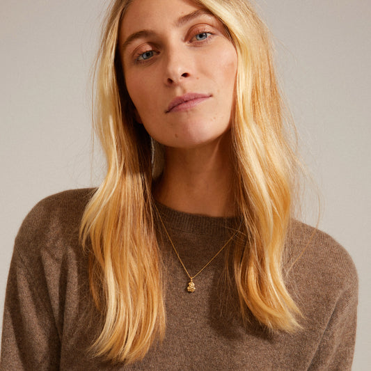 Halssmykke CARLA halskjede gullbelagt