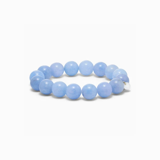 Chunky Aquamarine Stretch armbånd - Courage Soï Copenhagen