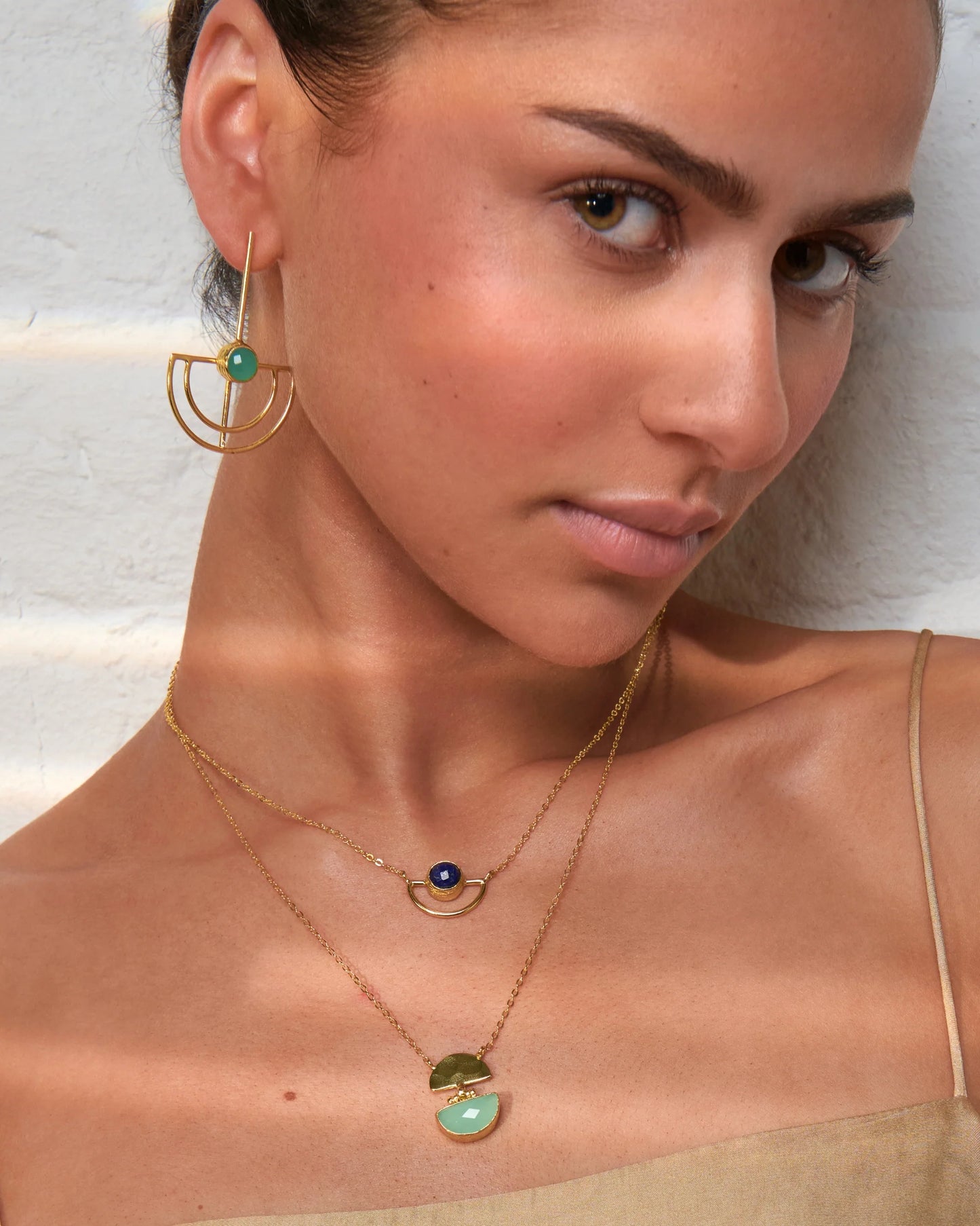 Smykke Elise Lapis Pendant Necklace