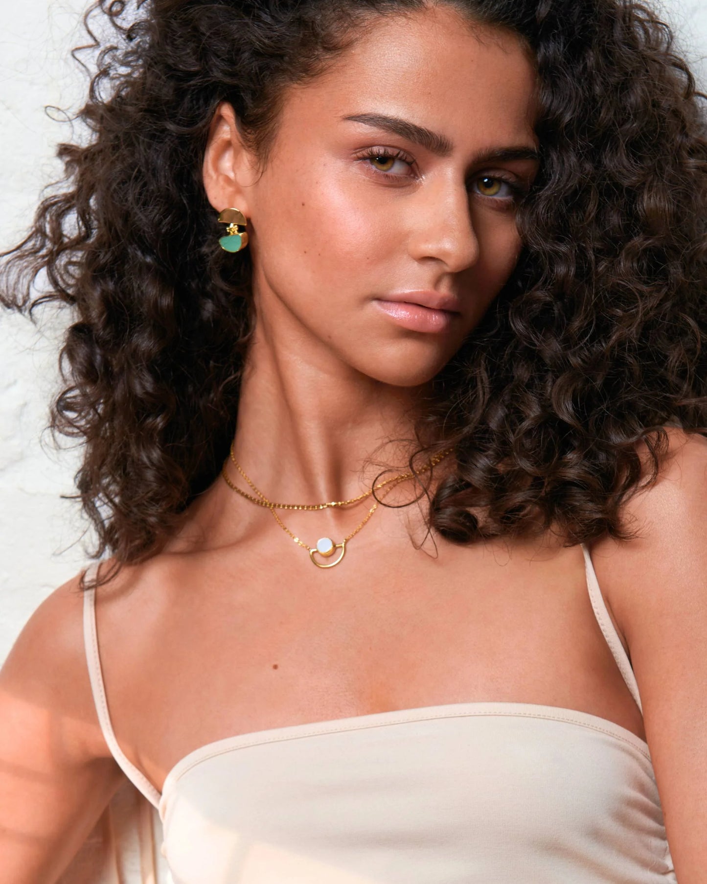Smykke Elise Mother of Pearl Pendant Necklace