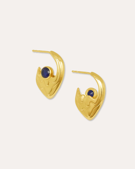 Øredobber Fiona Soldalite Drop Stud Earrings