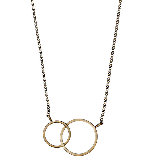 Halssmykke HARPER halskjede gullbelagt