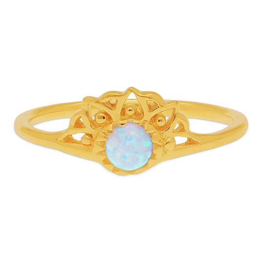 Ring Kumud Opal Oro