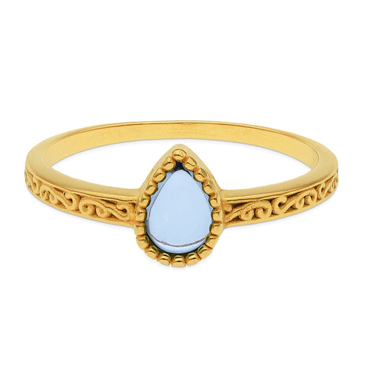 Ring Lanka Topaz Oro