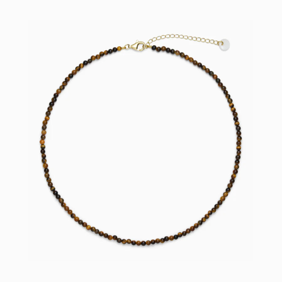 Luna Tiger Eye halssmykke - Healing Soï Copenhagen