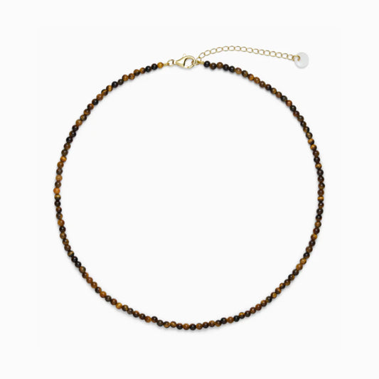 Luna Tiger Eye halssmykke - Healing Soï Copenhagen