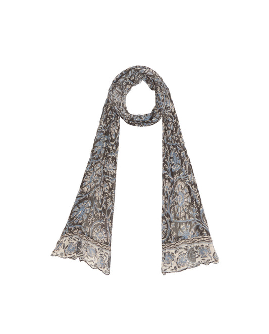 Skjerf Claude - Blue Orchid