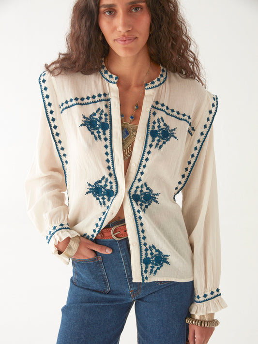 Bluse Philippa - Daisy Panna Cotta