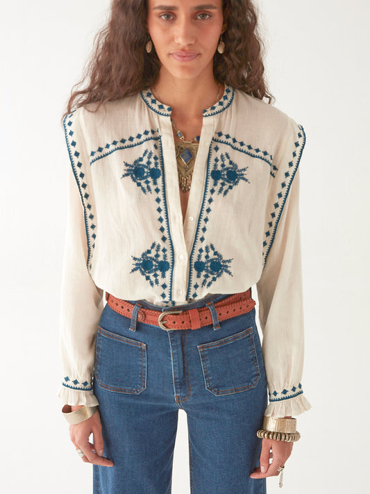 Bluse Philippa - Daisy Panna Cotta