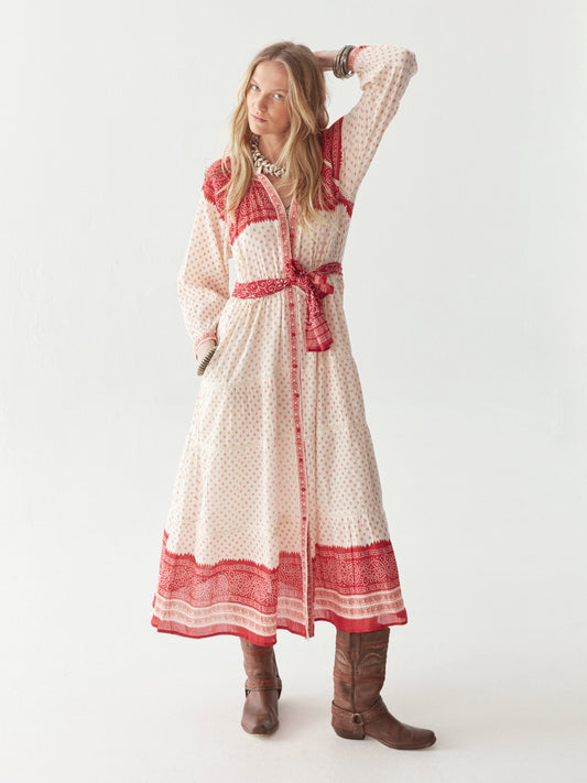 Kjole Triana Flamenca - Passion Red