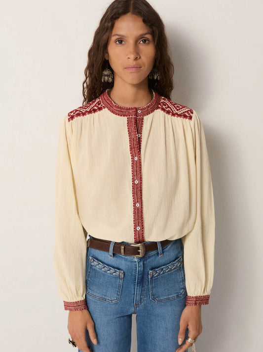 Bluse Charlotte - Rouge