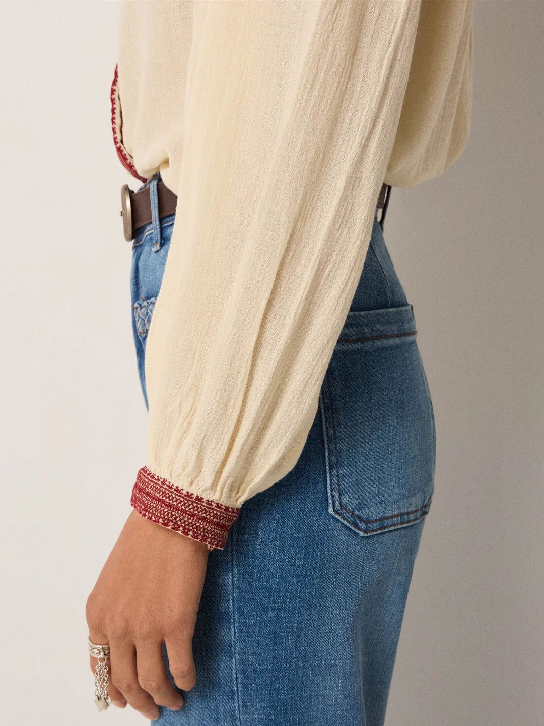 Bluse Charlotte - Rouge