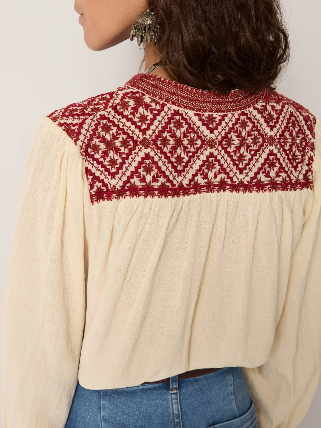 Bluse Charlotte - Rouge