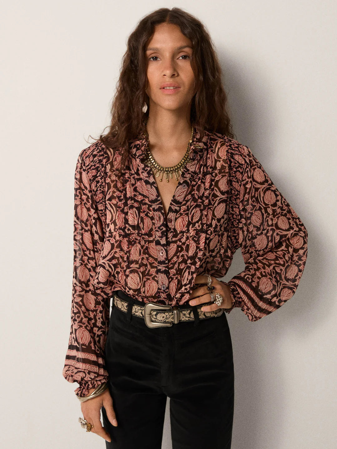 Bluse Mia - Ebony Rose