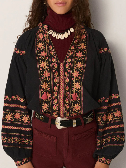 Bluse Virginia - Night Garden