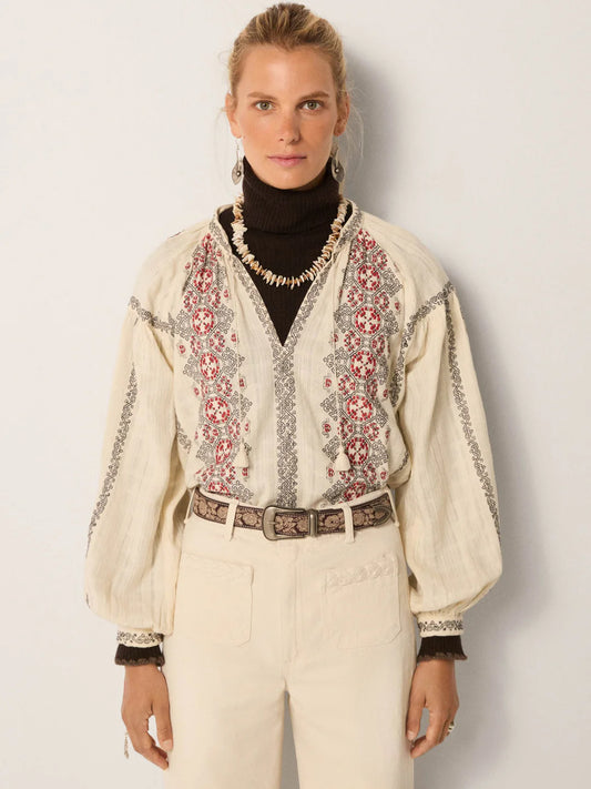 Bluse Virginia - Danubio Ecru