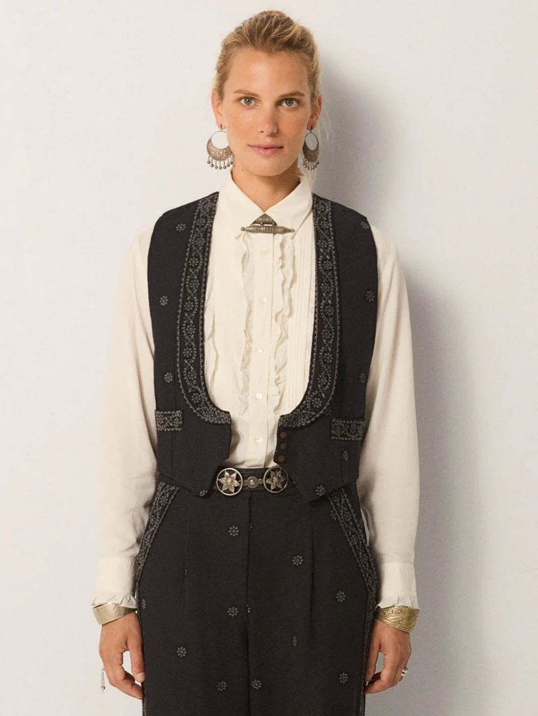 Vest Lupita - Charro Black