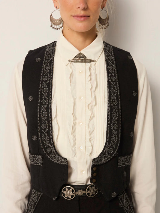 Vest Lupita - Charro Black
