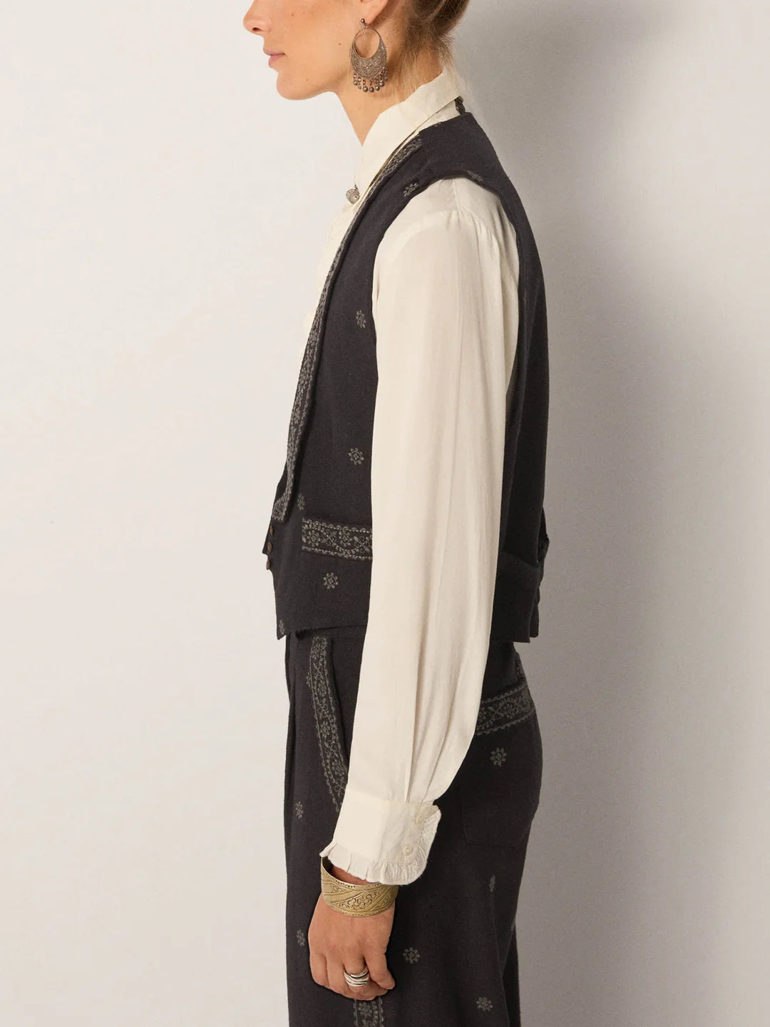 Vest Lupita - Charro Black