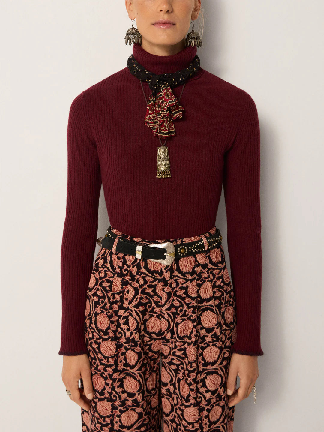 Skjerf Monet - Black Coffee