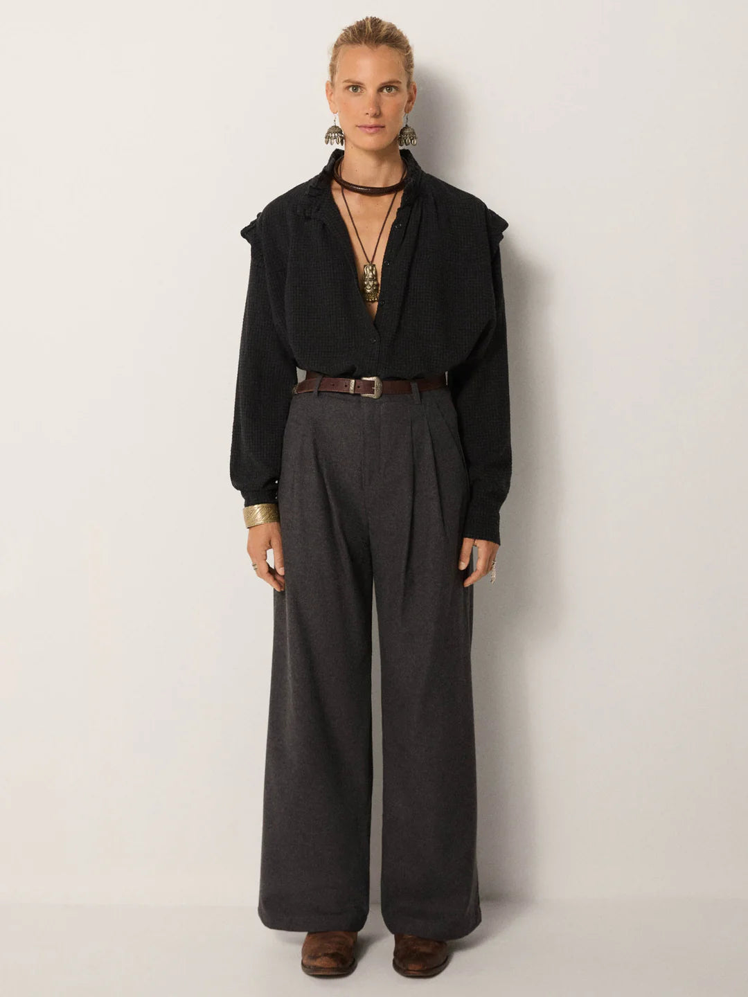 Bluse Capucine - Vichy Ash