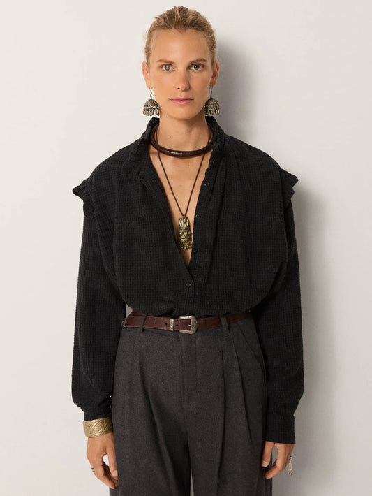 Bluse Capucine - Vichy Ash