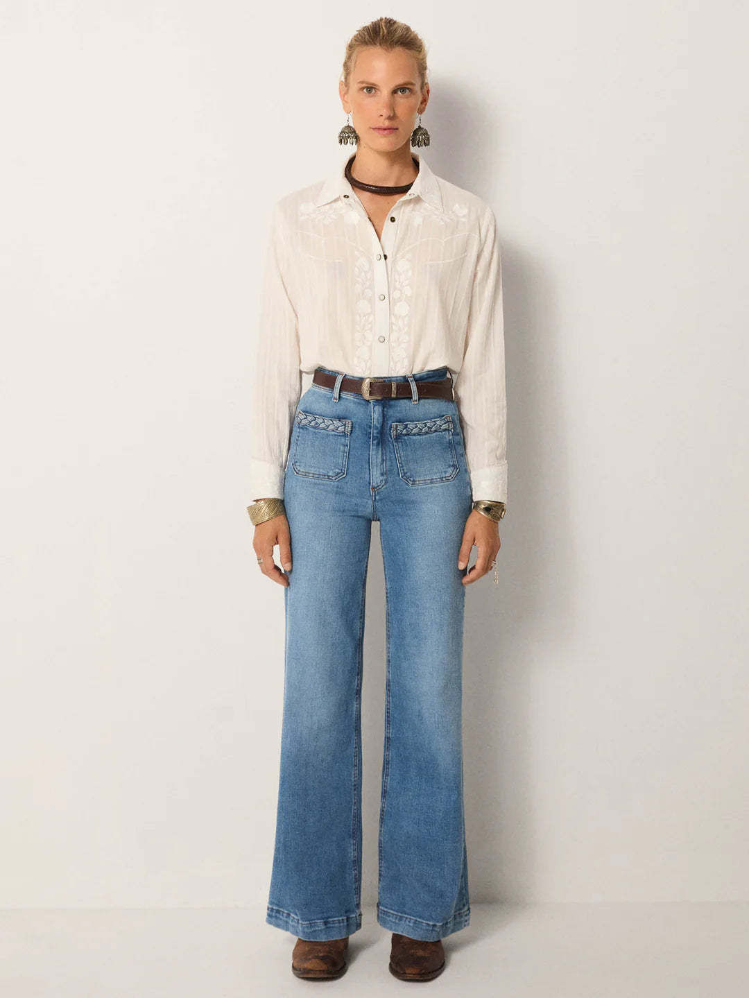 Bukse Giulietta - Light Blue Denim