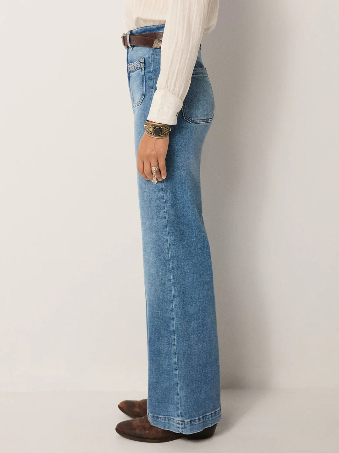 Bukse Giulietta - Light Blue Denim