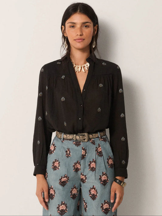 Bluse Amrit - Galaxy Blak