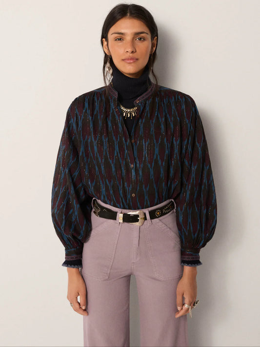 Bluse Giorgia - Firework Ocean