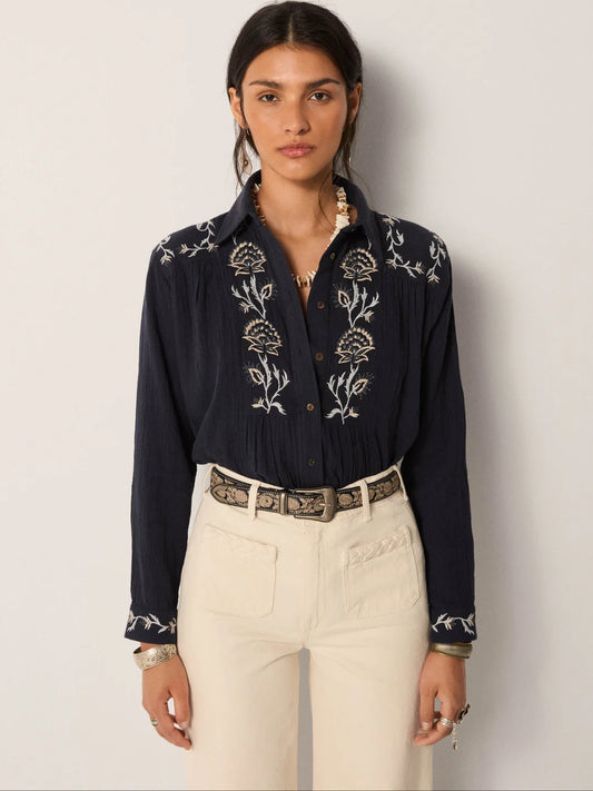 Bluse Raquel - Kind of Blue