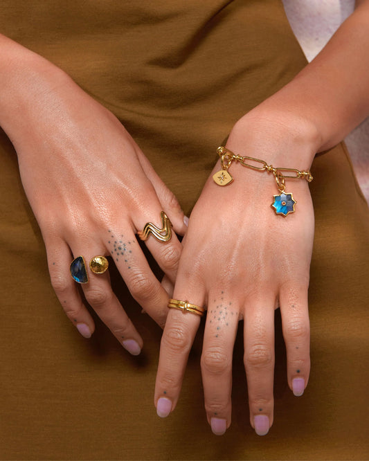 Ring Mina Lapis Cocktail Ring