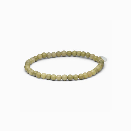Petite Green Alashan Agate Stretch armbånd - Grounding Soï Copenhagen