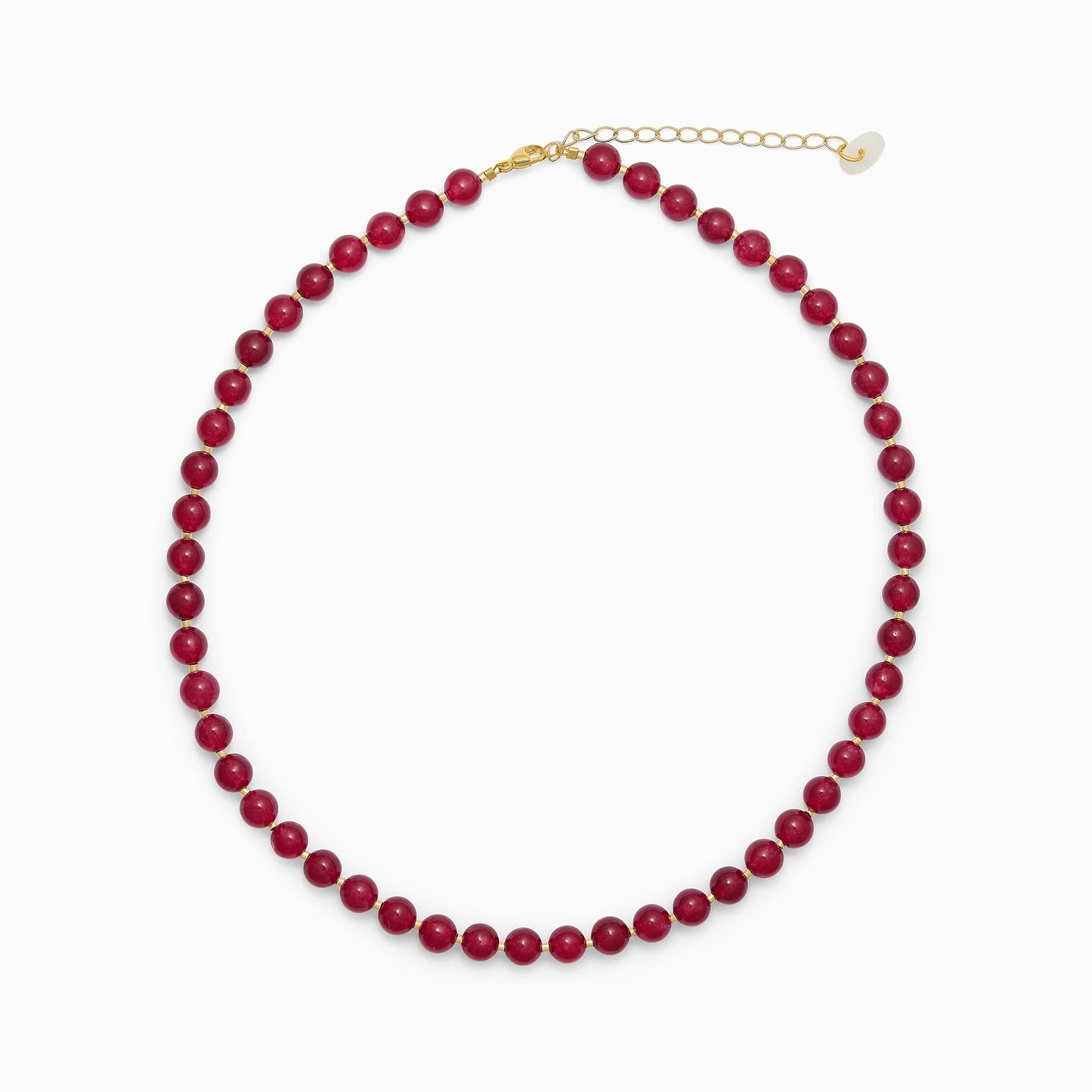 Hailey Red Jade halssmykke - Passion Soï Copenhagen