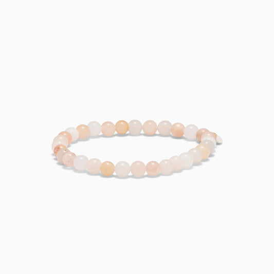 Essential Rose Jade Stretch armbånd - Peace of Mind Soï Copenhagen