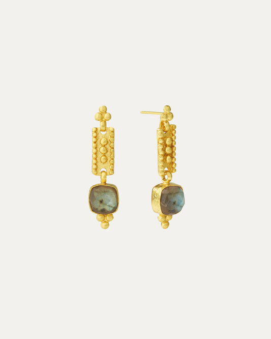 Øredobber Shahrzad Labradorite Drop Earrings