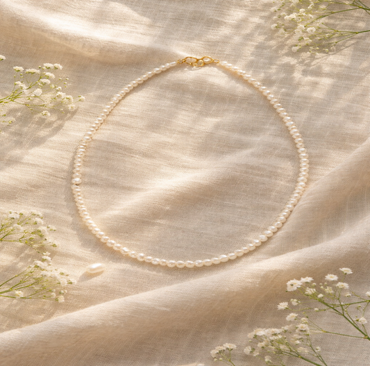 Halssmykke Shilpa Pearls