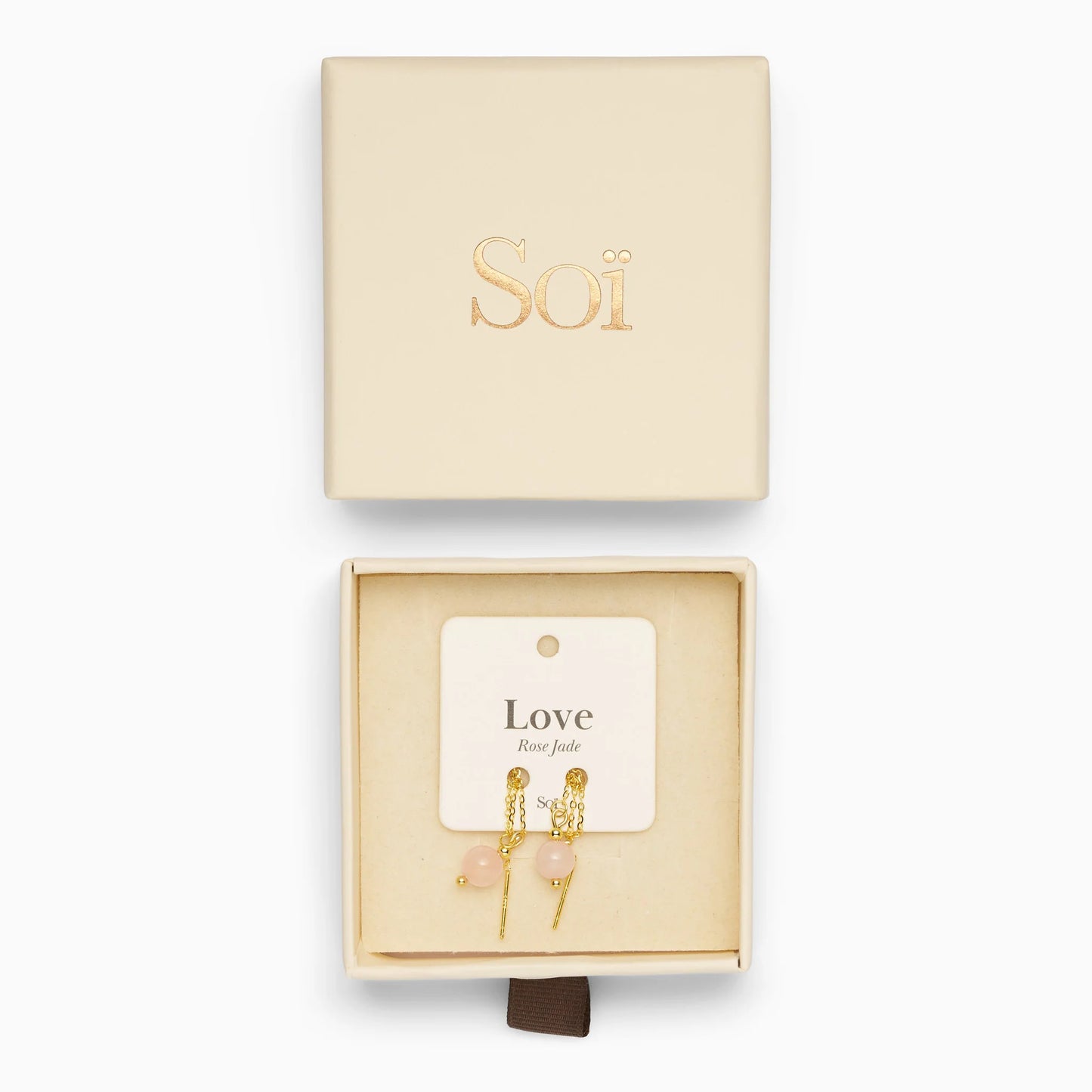 Ella Rose Jade øredobber - Love Soï Copenhagen