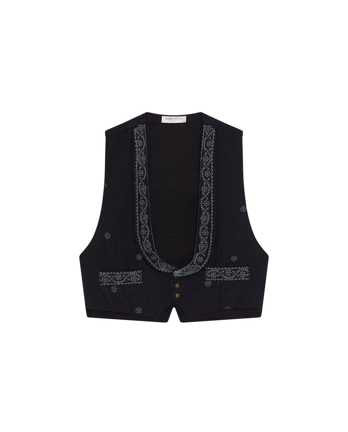 Vest Lupita - Charro Black